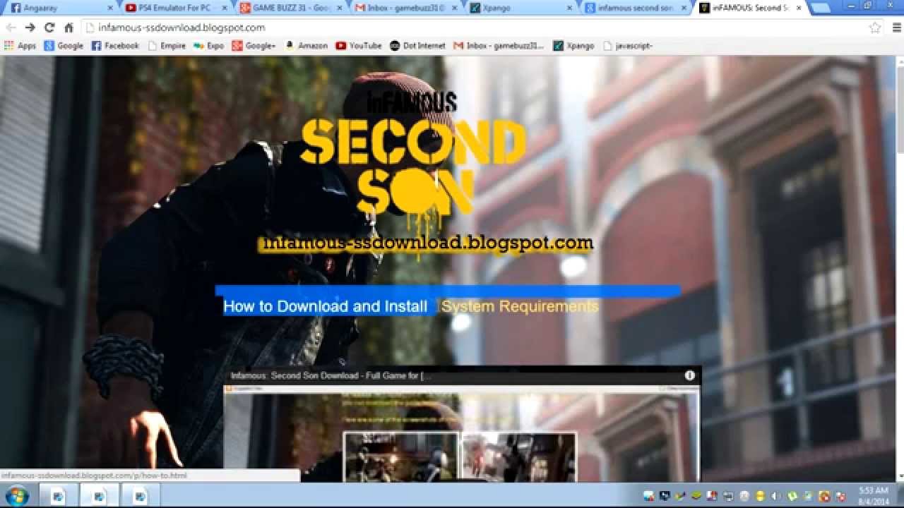 Infamous second son registration code for pc